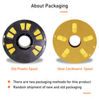 Metallic Gold/Silver/Bronze 3D Printer PLA Filament Bundle, 1.75mm+/-0.03mm Widely Compatible, Each Spool 0.5kg, Total 1.1kgs, with One 3D Print Stick Tool Mika3D