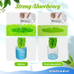 Ashsajkd 8Pcs for Swiffer Reusable Dry Sweeping Cloths Microfiber Wet Mop Pads Compatible with Swiffer Sweeper Mop ,Replacement Wet Mopping pad Refills & for Swiffer Sweeper Mop