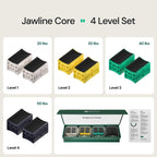 Mayena Jaw Exerciser Core | Patented Dual-Layer Design, 4 Resistance Levels (8 pcs) | Precision Jaw Trainer with Smooth Compression | Strengthens & Tones Facial Muscles, Defines Jawline