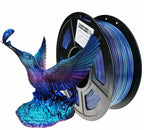 Stronghero3D PLA 3D Printer Filament 1.75mm,Dual Colors,Black-Purple,1kg(2.2lbs) Accuracy +/-0.05mm for ender3 Cr10