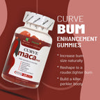 Wins Town Maca Plus Gummies, Glute Boost for Women, 60 Ct