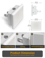 JandCase Night Light, 4 Pack Night Lights Plug into Wall with Auto Light Sensor, 3000K Warm White Nightlight Plug in, LED Night Lights for Kids Adults Bathroom Hallway Kitchen