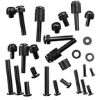 WALI Universal TV Mount Hardware Kit, M4,M5,M6,M8 Screws with Box, Black