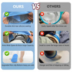 YUNCHI Waterproof Extra Wide Leg Cast Cover for Shower Adult After Surgery with Non-Slip Bottom, Extra Large Watertight Foot Cast Protector for Plus Size Adults Large Casts Surgery Shower Boots