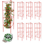 6-Pack Tomato Cage for Garden Plant Support- Up to 46inch
