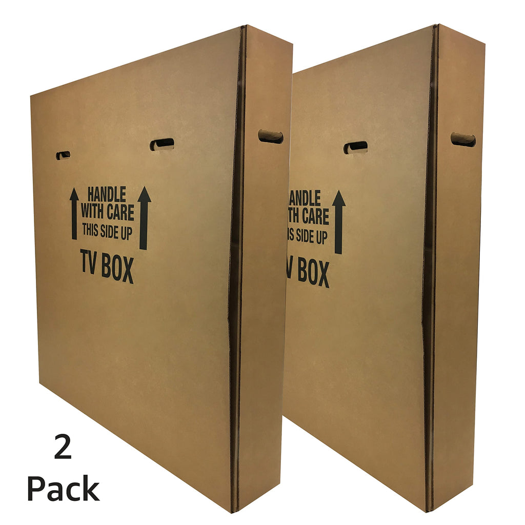 Uboxes Moving Boxes for TV, LCD/LED, (2 Pack)