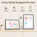 Dragon Touch 10.1 inch Digital Calendar Chore Chart Digital Picture Frame