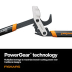 Fiskars 32” PowerGear2 Garden Bypass Loppers, 2" Cut Capacity Tree Trimmer