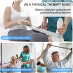 5 Pcs Resistance Bands for Working Out Women and Men, Physical Therapy Bands, Latex Free Elastic and Exercise Bands Set for Stretching, Suitable for Rehab, Yoga, Pilates, Gym, Home Exercise (Gray)