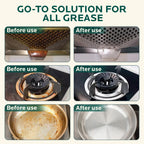 FAVIRZCE Clean Up Kitchen Oil Stains Spray: Foam Cleaner Spray Cuts Through Baked-On Grease on Ovens Stove Tops Grills - Heavy Duty Kitchen Degreaser & Cleaner for Multi-Surface Cookware & Countertop