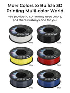 Creality ABS Filament 1.75mm, 3D Printer Filament, Excellent Resistance, Odorless Non-Toxic, Stability, Tough, 1kg(2.2lbs) Printing Filament for 3D Printer (Black)