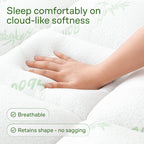 Niagara Sleep Solution Full Ultra Soft Mattress Topper — Back Pain Relief