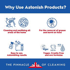 Astonish Foaming Eucalyptus Fresh Fizz & Fresh Bathroom Toilet Bowl Cleaner - Deep Cleaning Limescale, Calcium & Rust Stain Remover - Removes Hard to Reach Stains, 24 Tablets (3 Packs of 8)