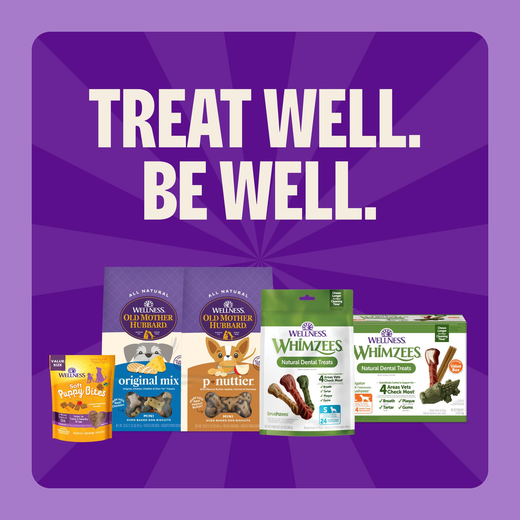 Wellness WHIMZEES Value Pack Natural Dog Dental Treat, Chews, Freshens Breath, Small Size, 47.1 oz Box, 89 Count