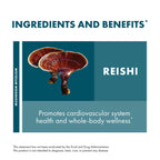 Host Defense Reishi Capsules - Heart & Immune Health Support Supplement - Mushroom Supplement to Support Energy & Vitality - Reishi Supplement to Aid Overall Well-Being - 120 Capsules
