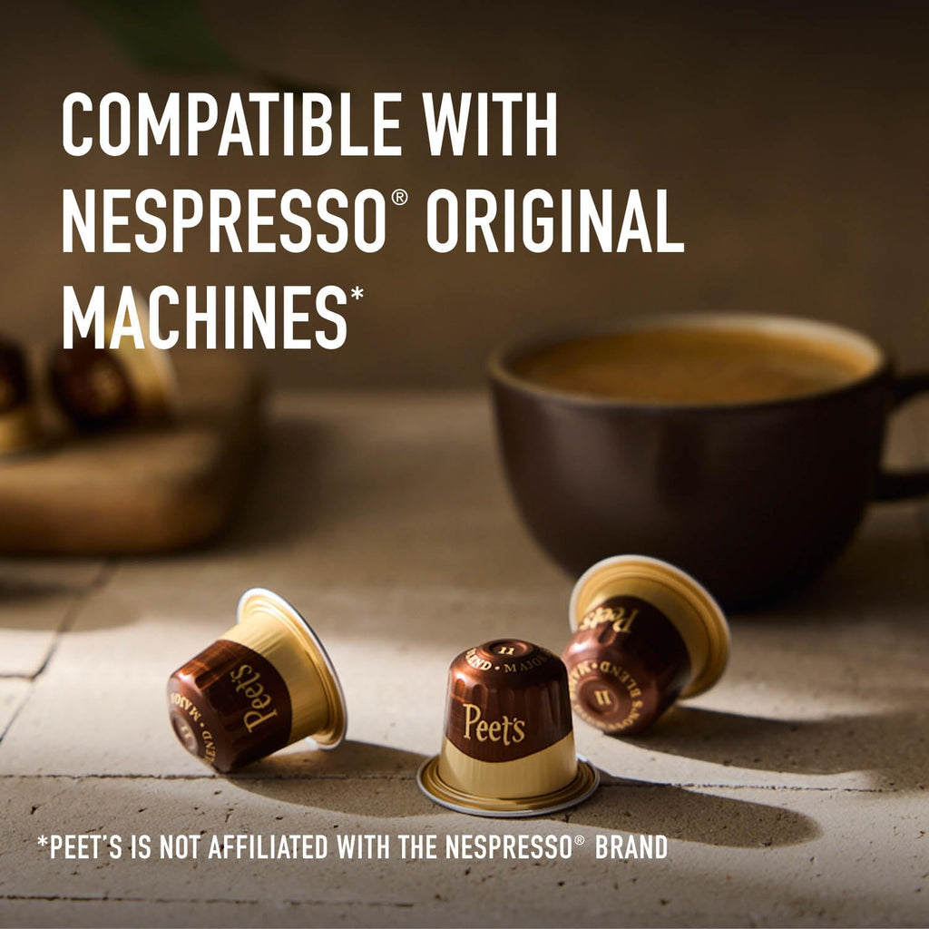 Peet's Coffee Espresso Capsules, Classic Variety Pack, 40 Count