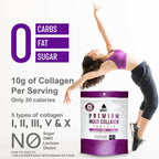 MOMOF4TRANSFORM MO4T Hydrolyzed Multi Collagen Powder -Collagen Protein- Collagen Peptides-Type 1,2,3,5,10 -Sugar-Free, Keto-Friendly -10.58 Oz