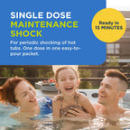 FROG Maintain for Hot Tubs - Non-Chlorine Shock for use with All Hot Tub FROG Sanitizing Systems - Single Dose Packets for Easy Hot Tub Maintenance & Treatment - 3 Pack
