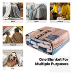 Anniversary Romantic Gift for Wife, Ultra-Soft Micro Fleece Sherpa Throw Blanket, Christmas Day Gifts for Her, Wife Birthday Gifts from Husband, for Bedding Sofa and Travel