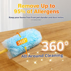 Duster Refills for Swiffer Duster with 3ft Extension Pole & Short Grip 30ct