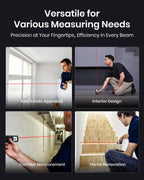 MILESEEY Laser Measurement Tool, 229Ft Laser Measure with Digital Angle Level, Laser Tape Measure with Phone App, Record Data and Make Your own Sketch Support Hand-Drawn Plan/Draw on Picture