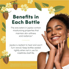 HobaCare Pure Jojoba Oil for Skin Care, Hair, Beard, Scalp Massage - 100% Unrefined Carrier Oil for Diluting Essential Oils - Natural, Hexane Free, Cruelty-Free, Long Shelf Life (16 oz)