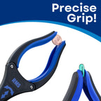 RMS 2-Pack 32 Inch Extra Long Grabber Reacher with Rotating Jaw - Mobility Aid Reaching Assist Tool (Blue)