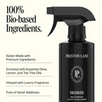 Preston Lane Luxury All-Purpose Cleaner, Highrise Scent | Bio-Based Multi-Surface Spray | Streak-Free Finish, Lifts Dirt, Smudges & Grease | Vegan & Cruelty-Free