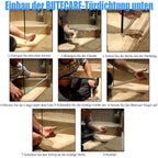 2-Pack Butecare Frameless Shower Door Bottom Seal with Long Sweep for Glass Doors – Stop Shower Leaks and Create a Water Barrier (1/2” x 36”)