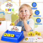 LIWIN LET'S GO! Learning Games for Kids Ages 3-8, Matching Letter Game for Kids Toys Ages 3-8 Educational Toys for 3-8 Year Olds Boys Girls Birthday Party Gifts for 3-8 Year Olds Boys Girls Blue