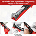 RUKHOOL Upgraded Plant Tying Machine Gun to Tie Up Vine Tomatoes and Grapes Quickly Garden Tape Tool for Gardeners Farmers with SK5 Blade Replacement Garden Tapes and Staples