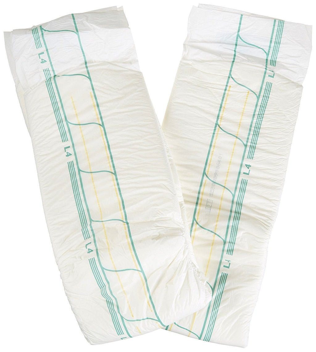 Abena Abri-Form Comfort Plastic-Backed Briefs, Level 4, (Medium To Large Sizes) Large, 36 Count