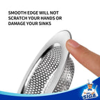 MR.SIGA Kitchen Sink Strainer, Stainless Steel Sink Drain Strainer, Dishwasher Safe, Outer Diameter 4.4 inch/11.2cm, Inner Diameter 3 inch/7.6cm, Pack of 3