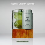 Salt & Stone Aluminum-Free Deodorant, Women & Men Bergamot & Hinoki 2.6 oz