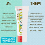 Jack N Jill Kids Toothpaste, Fluoride Free, Strawberry & Blueberry, 1.76 oz