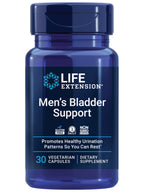 Life Extension Men's Bladder Support, melatonin, beta-sitosterol, lycopene, Nighttime Urination, Sleep Patterns, Prostate Health, Bladder Support, Gluten Free, Non-GMO, Vegetarian, 30 Capsules