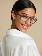 VISOONE Aviator Computer TR90 Blue Light Blocking Glasses For Women Men JANE