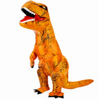 viwzon Inflatable T-Rex Costume, Adults Dinosaur Blow Up Suit for Halloween Cosplay Themed Parties, Dino Costume