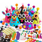 Glittery Garden Party Hats for Kids Art & Craft. Fun Birthday Activity Kit with Stickers. Animal Theme Party Favor, Game Supplies. Christmas, Thanksgiving, Easter Decoration