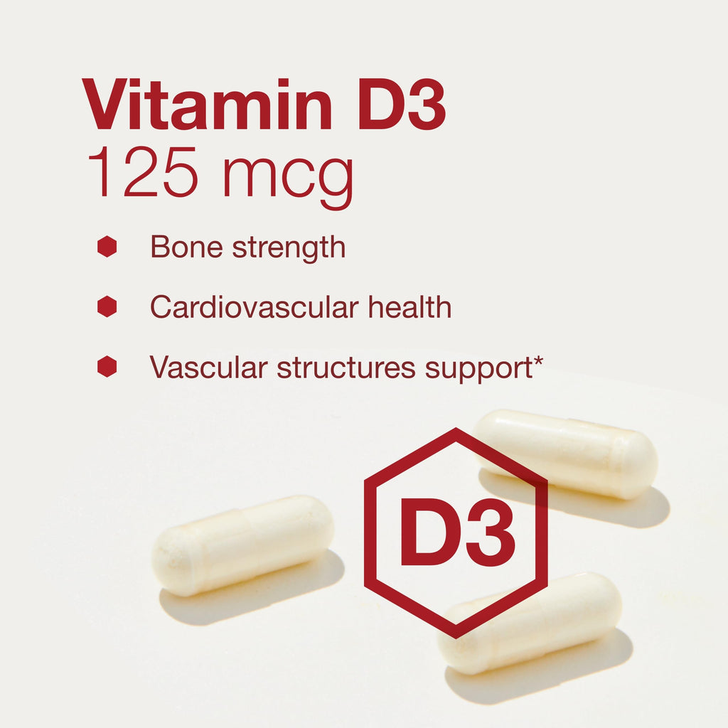 PROTOCOL FOR LIFE BALANCE - K2 MK-7 and D3 - Vascular Health and Structural Support, Bone Strength, Appetite Suppressant, Natural Weight Loss, Supports Calcium Absorption - 60 Veg Capsules