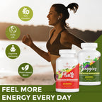 Santegra 2000 MG Fruit and Veggies Supplement, 35+ Fruits and Vegetables for Daily Variety, 100% Whole Food Superfoods, Natural Vitamins for Women & Men, Sugar-Free, Gluten-Free, Vegan, 120 Tablets