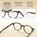 Xenvue Blue Light Blocking Glasses for Men and Women – Premium + Stylish Computer and Screen Eyewear, Reduce Eye Strain.