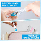 AstrivixDD 60 Pack 0.9% Saline Solution, Sodium Chloride for Cleaning, Normal Solution for All Ages, Total 300ml, 5ml Each
