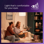 PHILIPS LED 40W A19 8-Pack Ultra Definition Soft White (2200K) 450 Lumen (5W = 40W) Dimmable Frosted Flicker-Free Light Bulbs