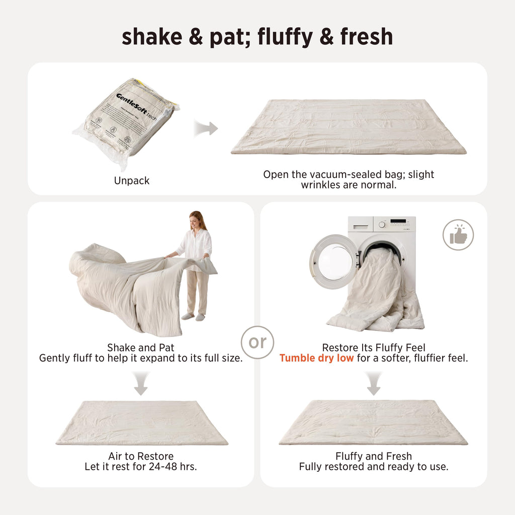Bedsure Queen Comforter Set, Prewashed Bedding Beige