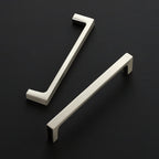 Ravinte 30 Pack Solid 5 Inch Square Cabinet Handles - Brushed Nickel Pulls for Kitchen Drawers and Cabinets - Hardware Handles