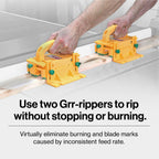 MICROJIG GRR-RIPPER GR-100 3D Table Saw Pushblock, Yellow