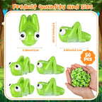 Geelin 50 Pcs Mini Resin Grasshopper Figures, Realistic Bug Ornaments