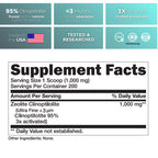 TODICAMP Zeolite Detox Sorbolit - Zeolite Binder Supplement for Full Body Detox - Gut Cleanse, Cellular and Liver Detox (1 Pound (Pack of 1))