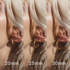 DZCYAN Gold Hoop Earrings for Women 14K Gold Hoop Earrings for Women